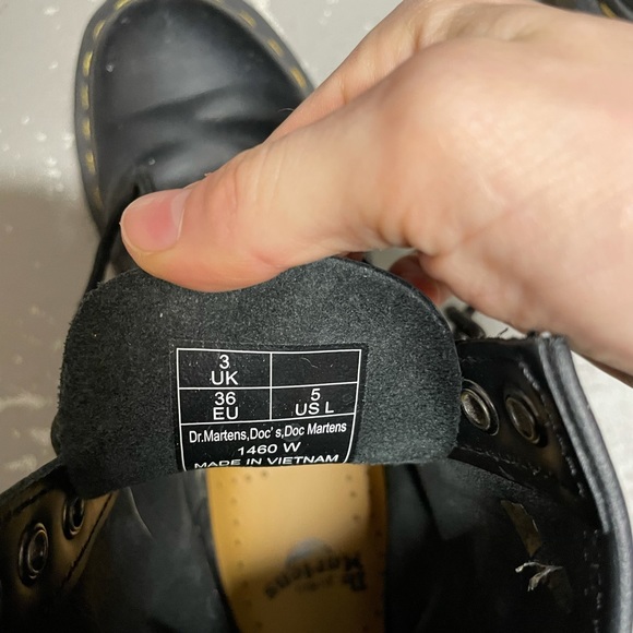 Black Doc Marten combat boots - Picture 9 of 9